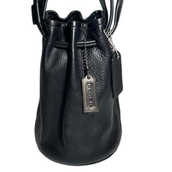 Coach Littleton Bucket Bag Mini Drawstring Black Vintage 4144 - Picture 2 of 14